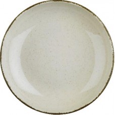 Тарелка суповая Color X бежевая керамика 21см в магазинах Магнит