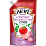 Кетчуп Heinz Чеснок и пряности 320г Кетчуп Heinz Чеснок и пряности 320г