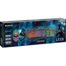 Игровой набор Defender 3в1 52116 клавиатура и мышь 2400DPI в магазинах Магнит