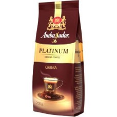Кофе молотый Ambassador Platinum Crema 200г в магазинах Магнит