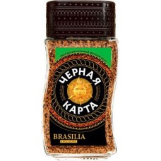 Кофе растворимый Черная карта Exclusive Brasillia Натуральный 95г в магазинах Магнит