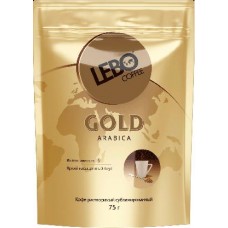 Кофе растворимый Lebo Coffee Gold Арабика 75г в магазинах Магнит