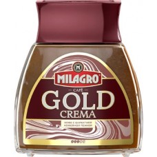 Кофе растворимый Milagro Gold Crema сублимированный 85г в магазинах Магнит