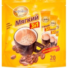 Кофе растворимый Московская кофейня на Паяхъ 3в1 мягкий 20пак в магазинах Магнит