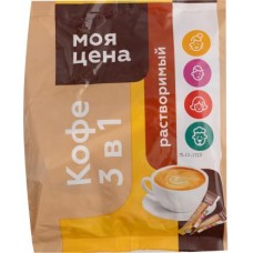 Напиток кофейный растворимый Моя цена 3в1 10пак 180г в магазинах Магнит