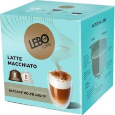 Кофе в капсулах Lebo Coffee Latte Macchiato Dolce Gusto 16шт в магазинах Магнит