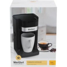 Капельная кофеварка Wellfort 350Вт CM9426-GS в магазинах Магнит