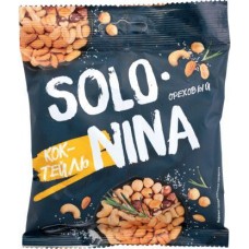 Смесь ореховая Solonina соленая жареная 100г в магазинах Магнит