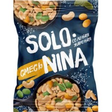 Смесь Solo Nina ядер арахиса и кешью с тыквой 70г в магазинах Магнит