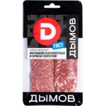 Ассорти Дымов Брауншвейгская и Сервелат полусухой сырокопченый в нарезку 90г