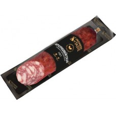 Колбаса Брауншвейгская ГОСТ сырокопченая полусухая 250г в магазинах Магнит