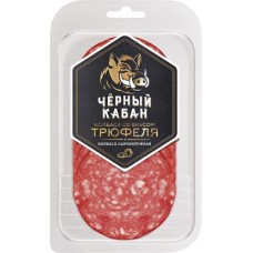 Колбаса Черный кабан со вкусом трюфеля сырокопченая нарезка 85г в магазинах Магнит