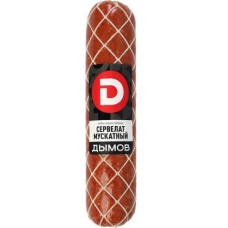 Колбаса Дымов сервелат мускатный варено-копченый в магазинах Магнит