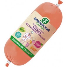 Колбаса Докторский стандарт Легкая из куриной грудки вареная 400г в магазинах Магнит