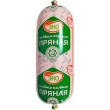 Колбаса Эко Халяль вареная пряная 350г в магазинах Магнит