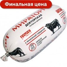Колбаса Мираторг Докторская вареная 400г в магазинах Магнит