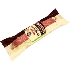 Колбаса Новая Столица Сервелат Ореховый варено-копченый 280г в магазинах Магнит