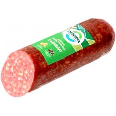 Колбаса Окраина Сырвелат варено-копченый 250г в магазинах Магнит