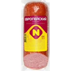 Колбаса Останкино Сервелат Европейский варено-копченый 350г в магазинах Магнит