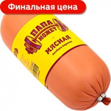 Колбаса Папа может Мясная вареная 500г в магазинах Магнит