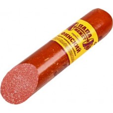 Колбаса Папа может сервелат Финский варено-копченая в магазинах Магнит