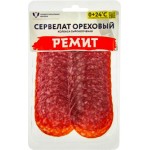 Колбаса Ремит Сервелат Ореховый сырокопченый нарезка 70г
