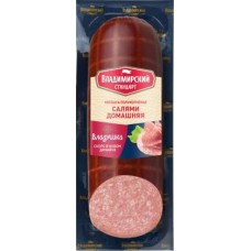 Колбаса Владушка Салями Домашняя полукопченая 350г в магазинах Магнит