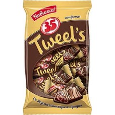 Конфеты 35 Tweels со вкусом шоколадного брауни 280г в магазинах Магнит