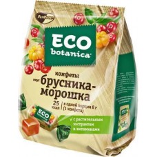 Конфеты Eco Botanica со вкусом Брусника-Морошка 200г в магазинах Магнит