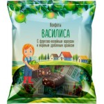 Конфеты Василиса фруктово-желейные с жареным арахисом глазированные 350г