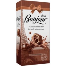 Конфеты Bonjour Konti со вкусом шоколада 80г в магазинах Магнит