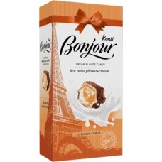 Конфеты Bonjour Konti со вкусом сливок 80г в магазинах Магнит