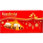 Конфеты Konfesta Ассорти глазированные с начинками новогодние 150г