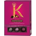 Конфеты Коркунов ассорти из темного и молочного шоколада 110г Конфеты Коркунов ассорти из темного и молочного шоколада 110г