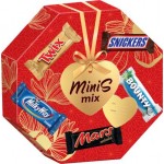 Подарочный набор Minis Mix. Большой набор шоколадных конфет Snickers. Twix. Bounty. Milky Way. Mars. 262 г Подарочный набор Minis Mix. Большой набор шоколадных конфет Snickers. Twix. Bounty. Milky Way. Mars. 262 г