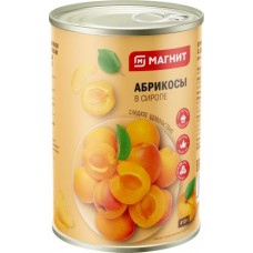 Абрикосы Магнит консервированные половинки в сиропе 425г в магазинах Магнит