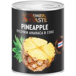 Ананасы Premiere of taste кусочки консервированные в собственном соке 425г