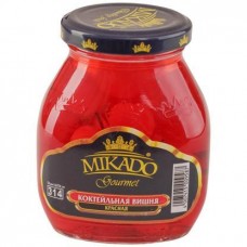 Вишня Mikado красная коктейль 255г в магазинах Магнит