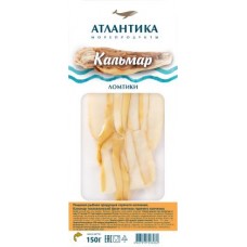 Кальмар Атлантика филе-ломтики горячего копчения 150г в магазинах Магнит