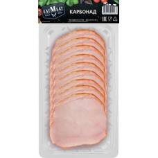 Карбонад EatMeat варено-копченый нарезка 100г в магазинах Магнит