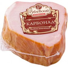 Карбонад Рублевский варено-копченый 250г в магазинах Магнит