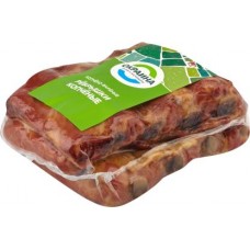 Ребрышки из свинины Окраина копчено-вареные в магазинах Магнит