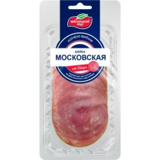 Шейка Мясницкий ряд Московская от шефа копчено-вареная нарезка 80г в магазинах Магнит