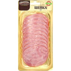 Шейка Новая Столица По-егорьевски сырокопченая нарезка 115г в магазинах Магнит