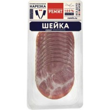 Шейка свиная Ремит копчено-вареная нарезка 150г в магазинах Магнит