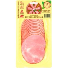 Шинка Иней Пряная копчено-вареная нарезка 150г в магазинах Магнит