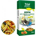 Сухой корм для попугаев Triol с мёдом 500г