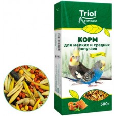 Сухой корм для попугаев Triol с мёдом 500г в магазинах Магнит