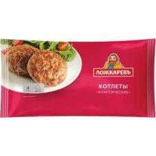 Котлеты Ложкаревъ Классические 400г в магазинах Магнит
