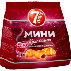 Круассан 7Days мини начинка черешневый десерт 300г в магазинах Магнит